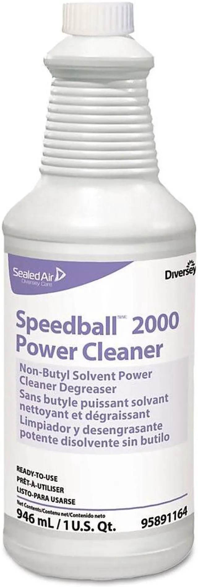 Alt view image 3 of 9 - Diversey 5891164 Speedball 2000 Heavy-Duty Cleaner, Citrus, Liquid, 1qt. Spray Bottle