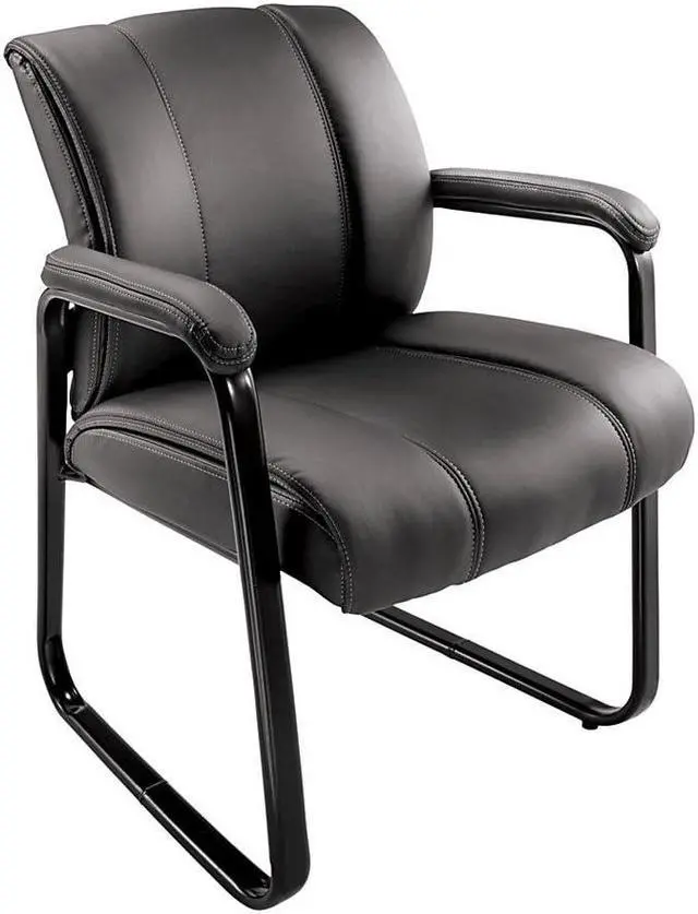 Alt view image 3 of 7 - Brenton Studio® Bellanca Guest Chair, Black