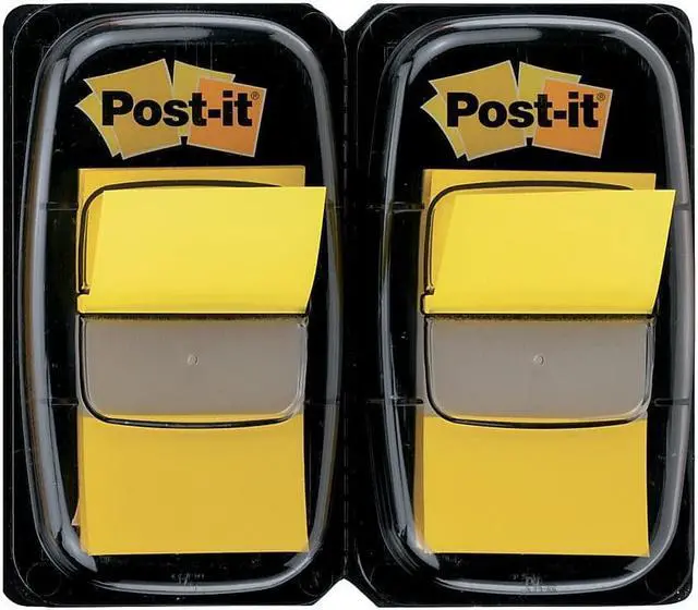 Alt view image 5 of 20 - 3M 680YW2 Standard Tape Flags in Dispenser Yellow 100 Flags per Dispenser - OEM