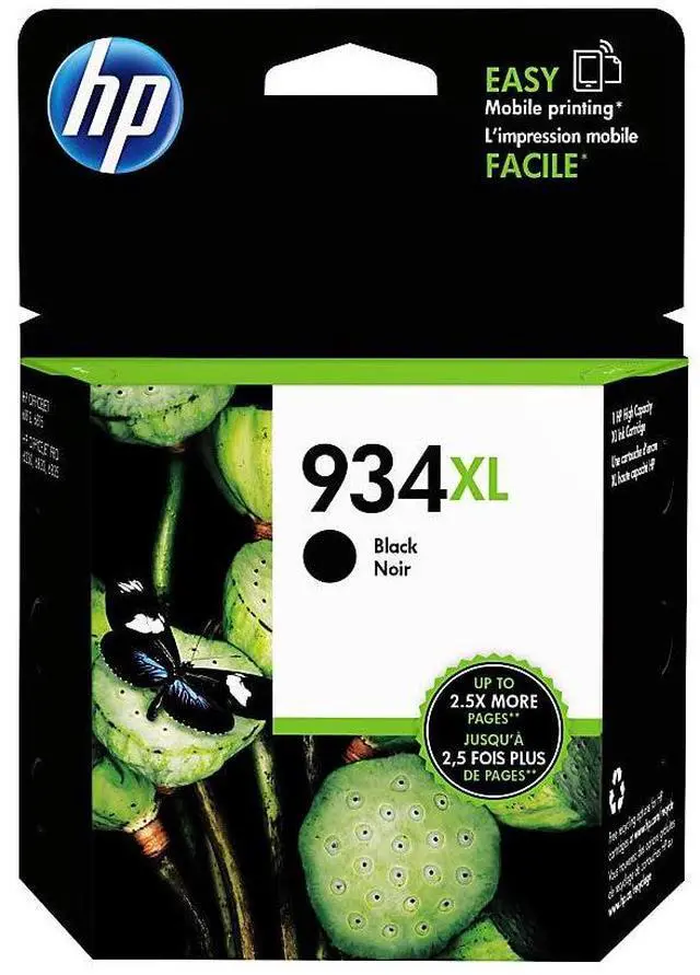 Alt view image 4 of 20 - HP 934XL High Yield Black Original Ink Cartridge, ~1,000 pages, C2P23AN#140