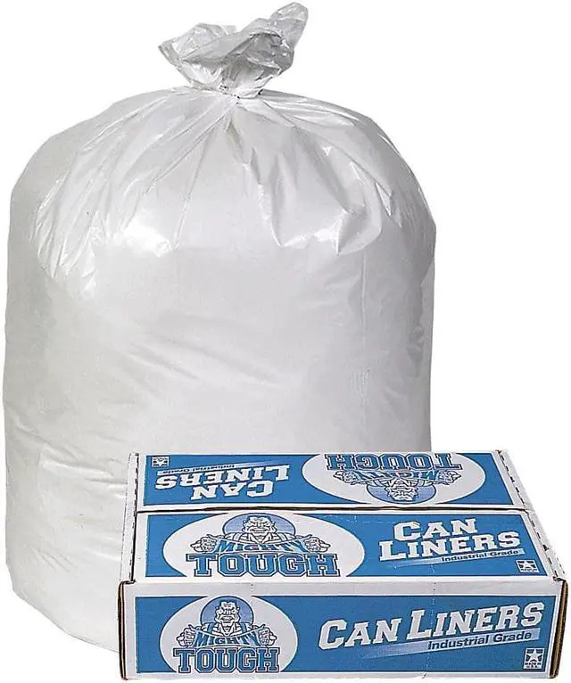 Alt view image 2 of 5 - Pitt Plastics Linear Low Density Can Liners 30 gal 0.75 mil 30 x 36 White 200