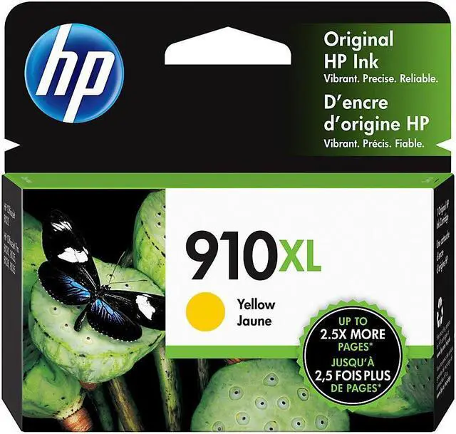 Alt view image 4 of 19 - HP 910XL High Yield Yellow Original Ink Cartridge, ~825 pages, 3YL64AN#140