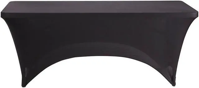 Alt view image 8 of 16 - iGear Fabric Table Cover Polyester/Spandex 30 x 72 Black 16521