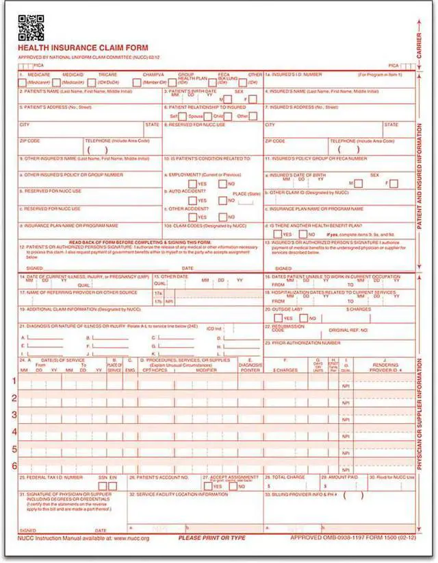 Alt view image 4 of 13 - TOPS Centers for Medicare and Medicaid Services Forms 8 1/2 x 11 500 Forms/Pack 50126RV
