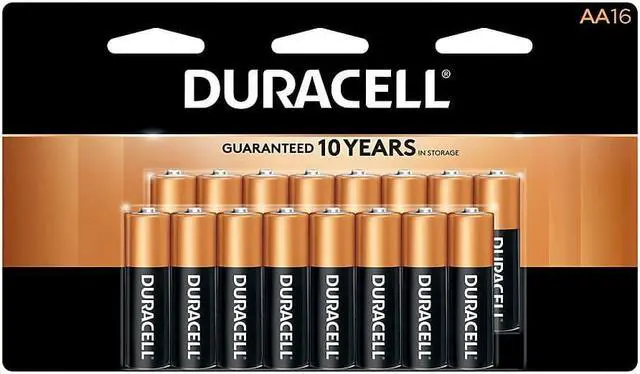 Alt view image 15 of 20 - Duracell Coppertop 1.5V AA Alkaline Battery, 16-pack