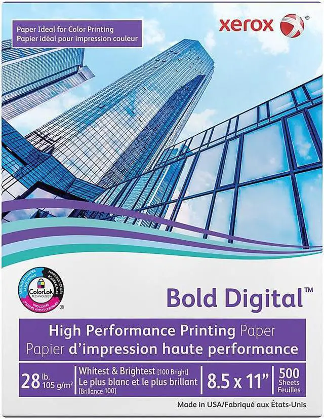 Alt view image 3 of 18 - Xerox Bold Digital Printing Paper 8 1/2 x 11 White 500 Sheets/RM 3R11760