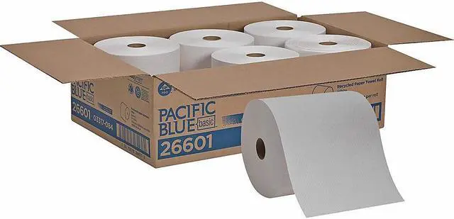 Alt view image 4 of 17 - Georgia Pacific 26601 Envision High-Capacity Nonperforated Paper Towel, 7-7/8 x 800', White, 6/Carton