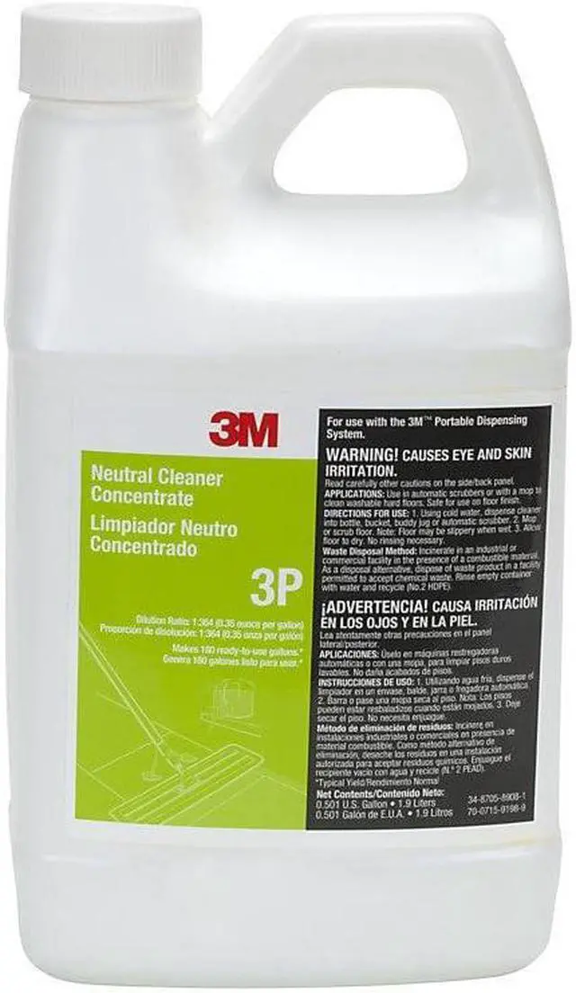 Alt view image 3 of 9 - 3M 3PEA Neutral Cleaner Concentrate