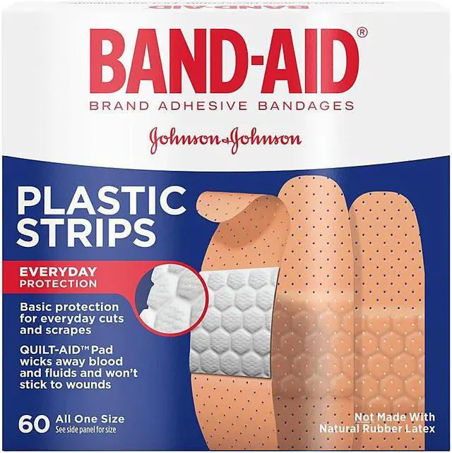Alt view image 10 of 20 - Band-Aid Brand Tru-Stay Plastic Strips Adhesive Bandages All One Size 60/Count (513186) 100563500