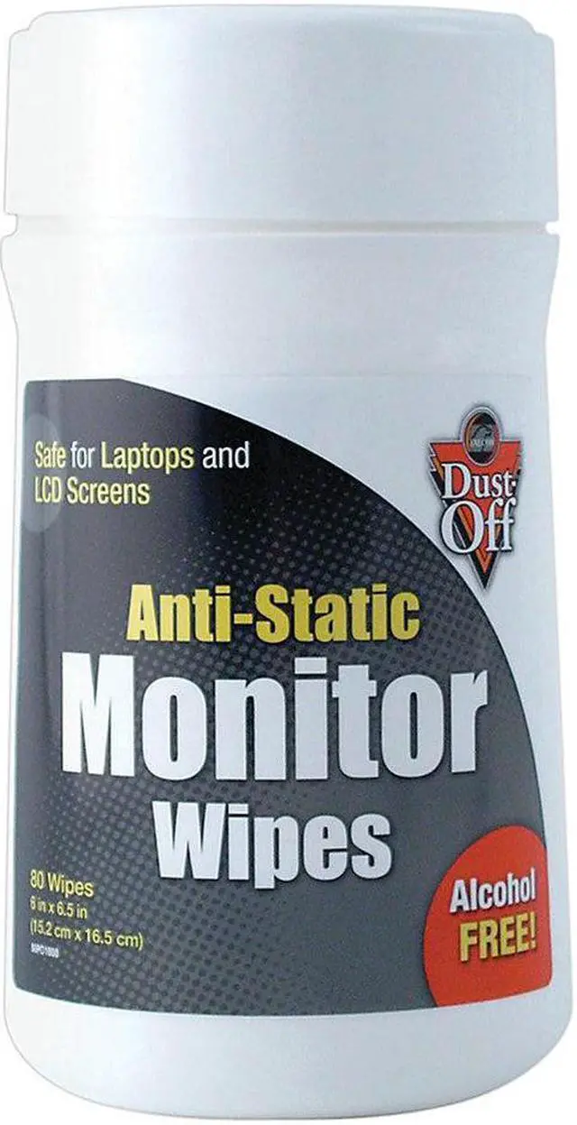 Alt view image 5 of 10 - Falcon DSCT Premoistened Monitor Cleaning Wipes  Cloth  6 x 6  80/Tub