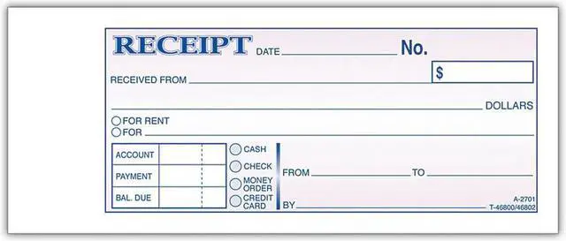 Alt view image 2 of 9 - Adams Carbonless Receipt Book