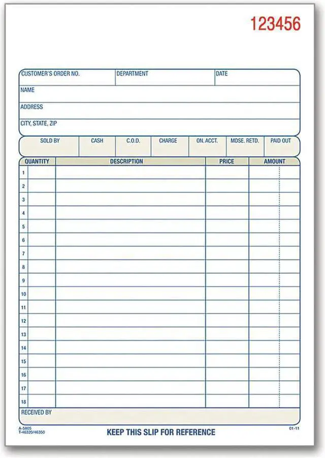 Alt view image 10 of 17 - Adams Carbonless Sales Order Books