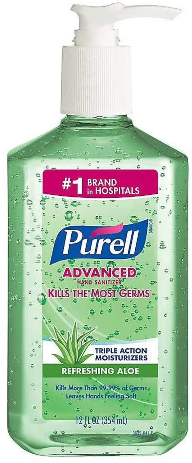 Alt view image 2 of 16 - Instant Hand Sanitizer w/Aloe, 12oz. Pump Bottle