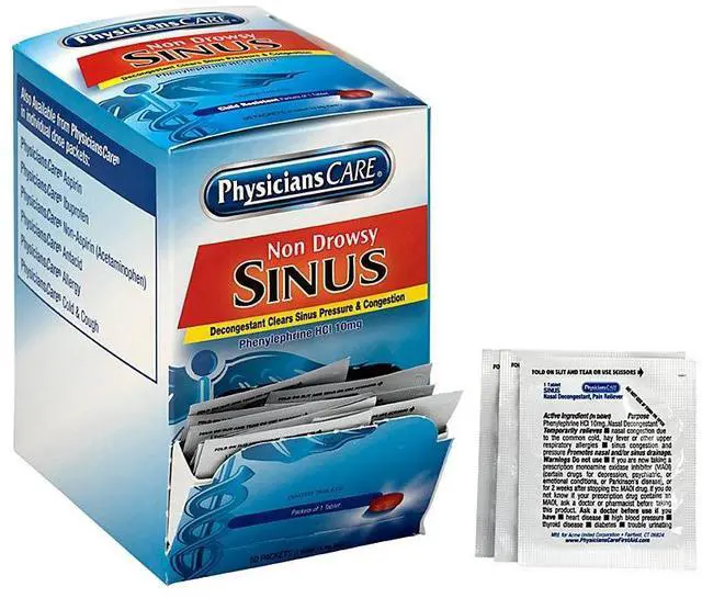 Alt view image 11 of 20 - PhysiciansCare First Aid,Sinus Tablet,Oe 90087