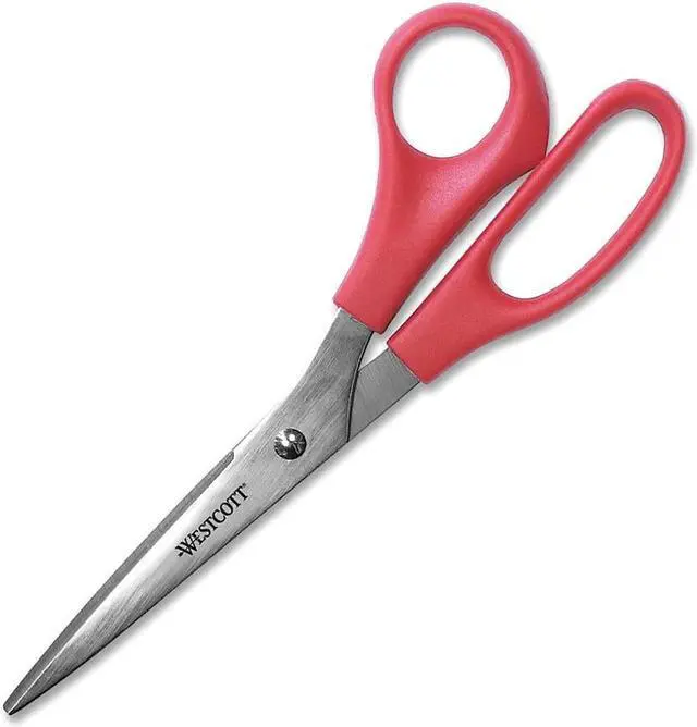 Alt view image 2 of 9 - Acme United 40618 Value Line Stainless Steel Shears  8in  3-1/2in Cut  L/R Hand