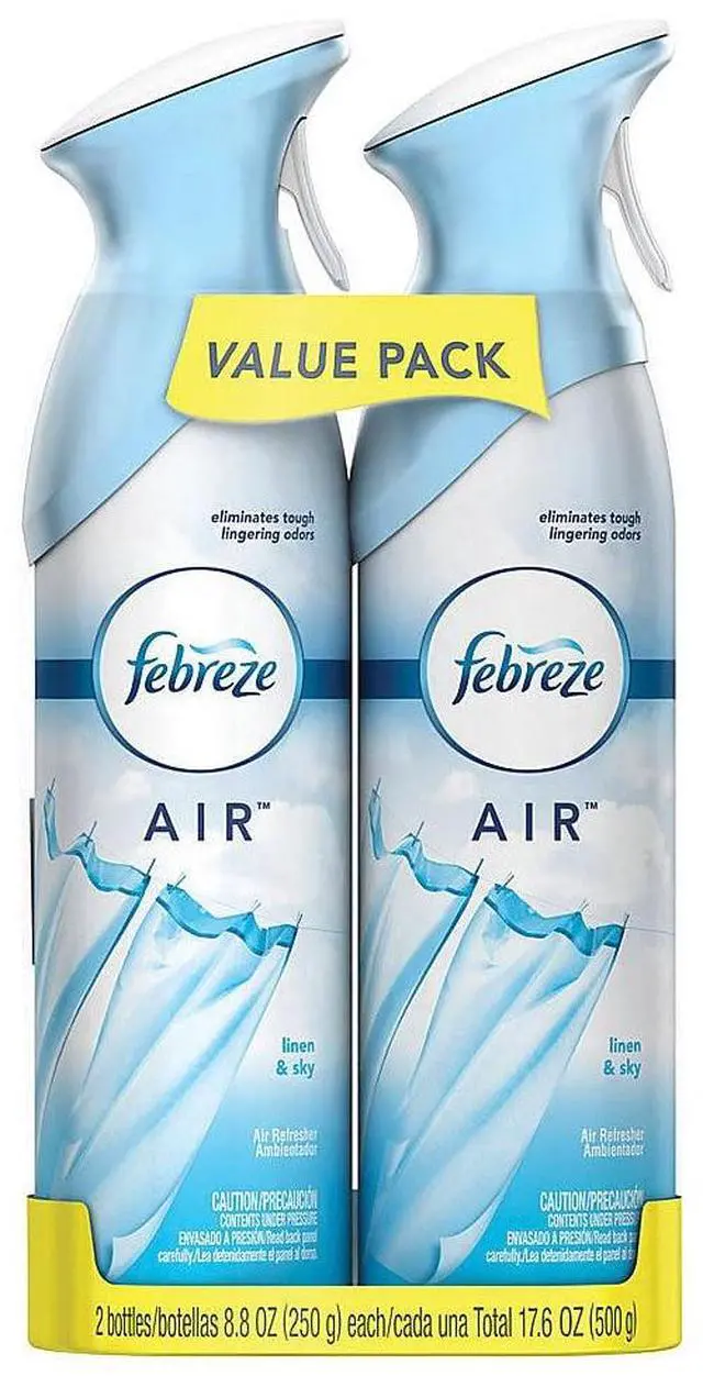 Main image of Febreze AIR Linen & Sky 8.8 oz Aerosol 2/Pack 97799PK