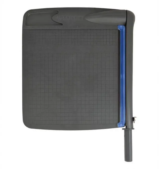 Alt view image 5 of 10 - Westcott Multi-Purpose Guillotine Trimmer 10 Sheets Plastic 14 1/4 x 12 16559