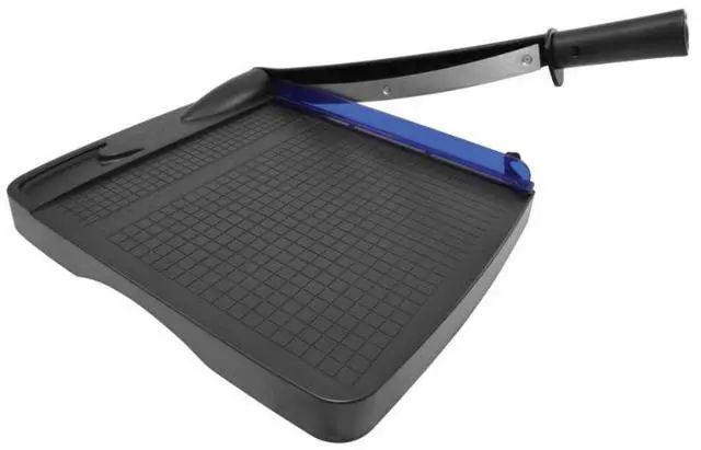 Alt view image 4 of 10 - Westcott Multi-Purpose Guillotine Trimmer 10 Sheets Plastic 14 1/4 x 12 16559