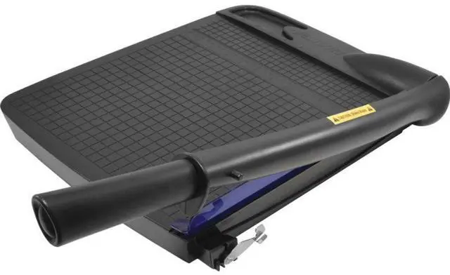 Alt view image 6 of 10 - Westcott Multi-Purpose Guillotine Trimmer 10 Sheets Plastic 14 1/4 x 12 16559