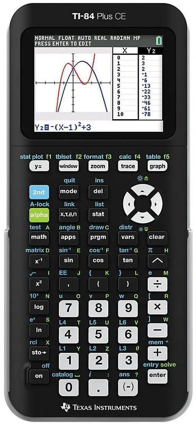 Alt view image 10 of 20 - Ti84 Plus Ce Graphing Black