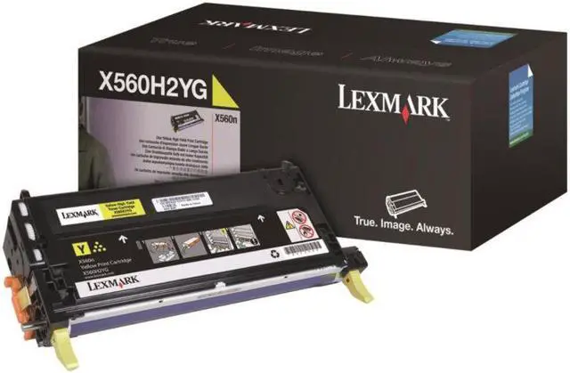 Alt view image 7 of 12 - Lexmark X560H2YG High-Yield Toner 10000 Page-Yield Yellow