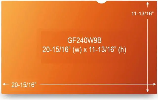 Alt view image 6 of 20 - GOLD PRIVACY FILTER FOR 24IN WS