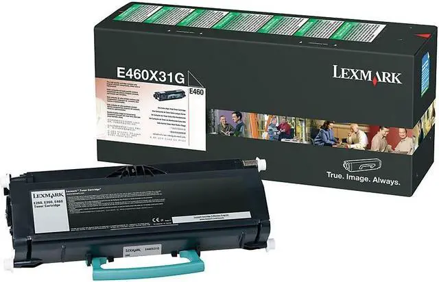 Alt view image 3 of 6 - Lexmark E460X31G Toner Cartridge - Black