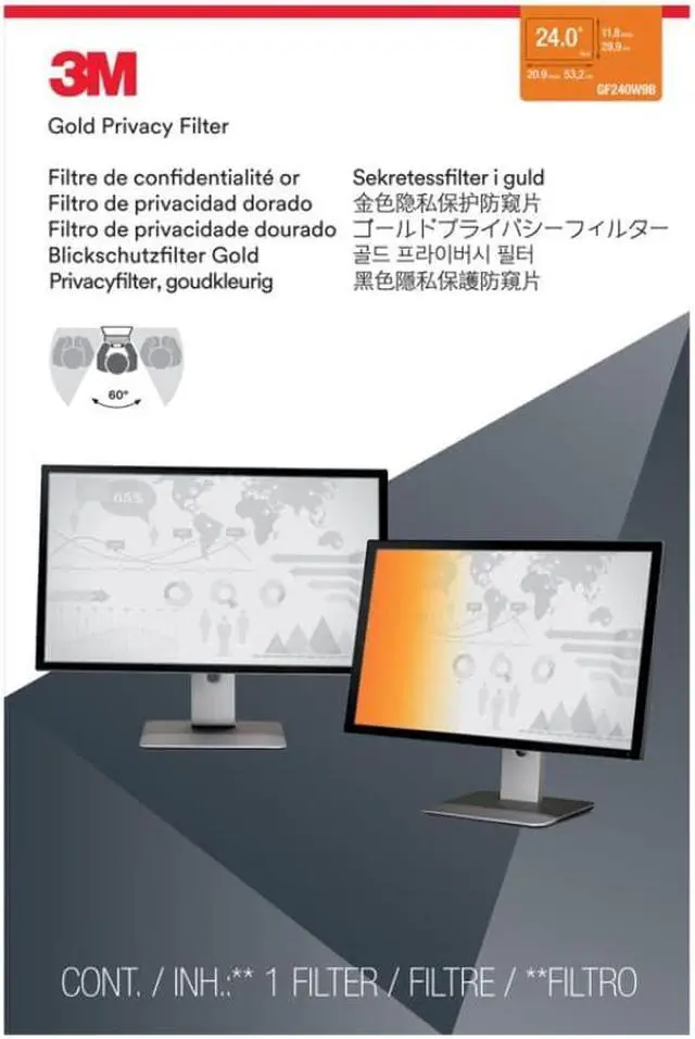 Alt view image 9 of 20 - GOLD PRIVACY FILTER FOR 24IN WS