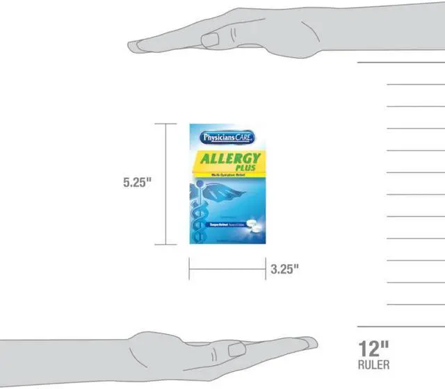 Alt view image 5 of 12 - Physicianscare Allergy Antihistamine Medication Two-Pack 50 Packs/Box 90091