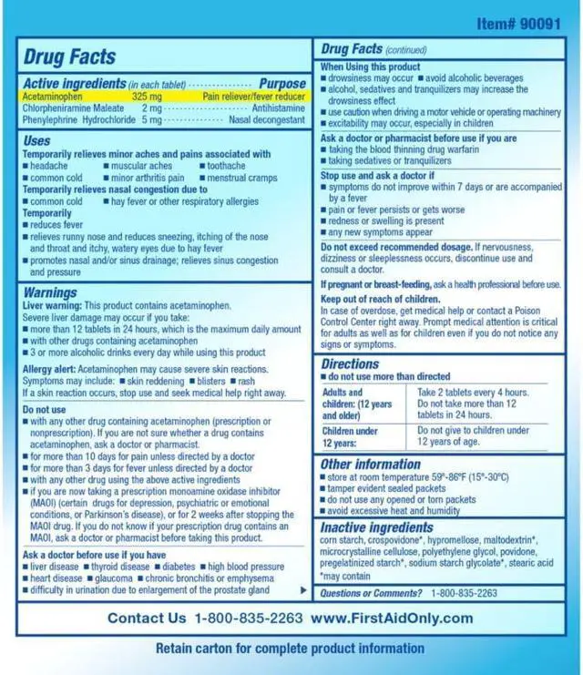 Alt view image 4 of 12 - Physicianscare Allergy Antihistamine Medication Two-Pack 50 Packs/Box 90091