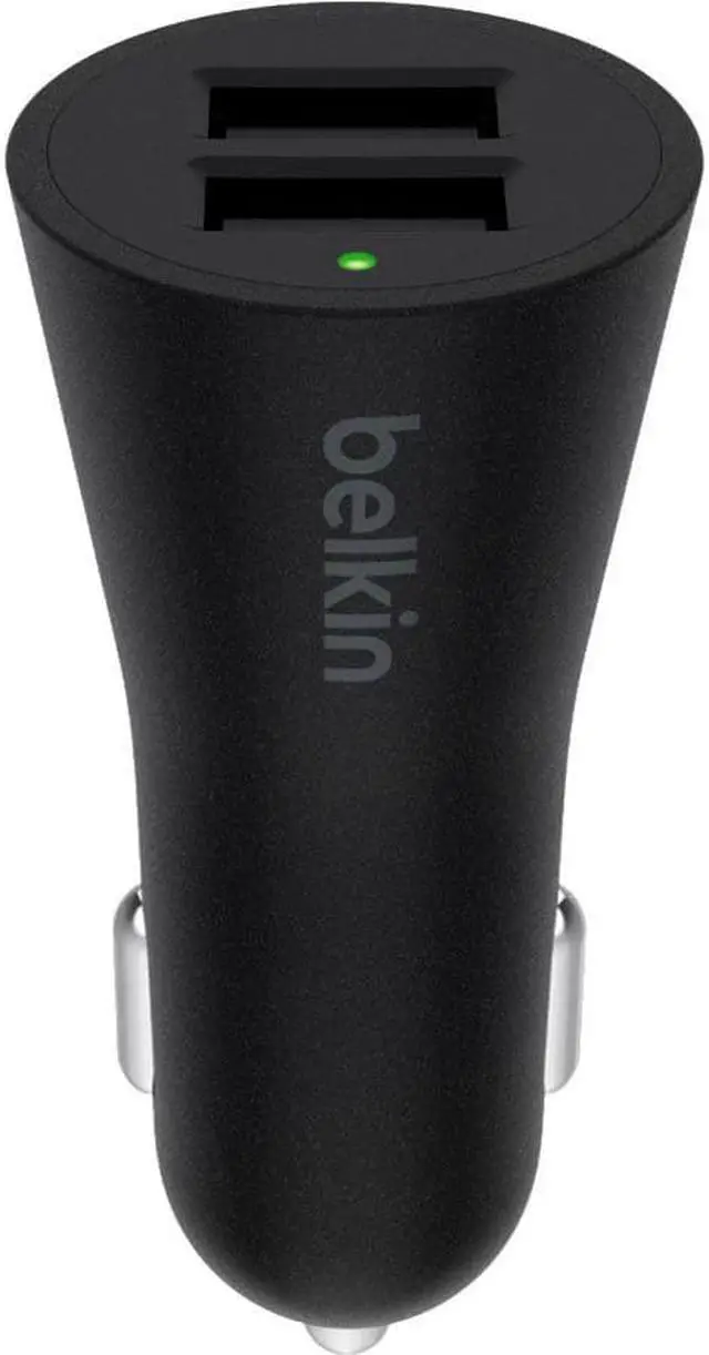 Alt view image 6 of 10 - Belkin BOOST UP 2-Port Car Charger + USB-A to Lightning Cable