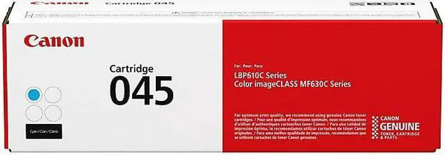 Alt view image 4 of 20 - Canon Genuine Toner, Cartridge 045 Cyan (1241C001), 1 Pack, for Canon Color imageCLASS MF634Cdw, MF632Cdw, LBP612Cdw Laser Printer