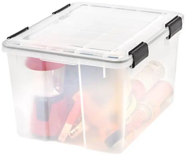 Alt view image 7 of 11 - IRIS WEATHERTIGHT® Storage Box 46.6 Quart