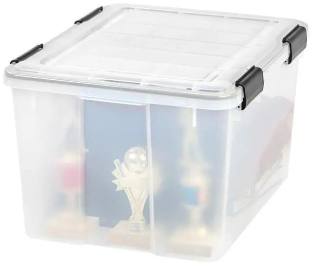 Alt view image 6 of 11 - IRIS WEATHERTIGHT® Storage Box 46.6 Quart