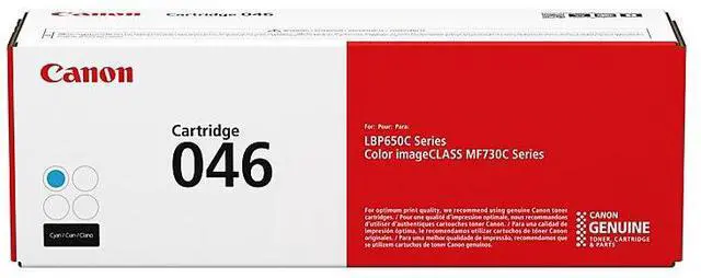 Alt view image 8 of 20 - Canon Genuine Toner, Cartridge 046 Cyan (1249C001), 1 Pack Color imageCLASS MF735Cdw, MF733Cdw, MF731Cdw, LBP654Cdw Laser Printers