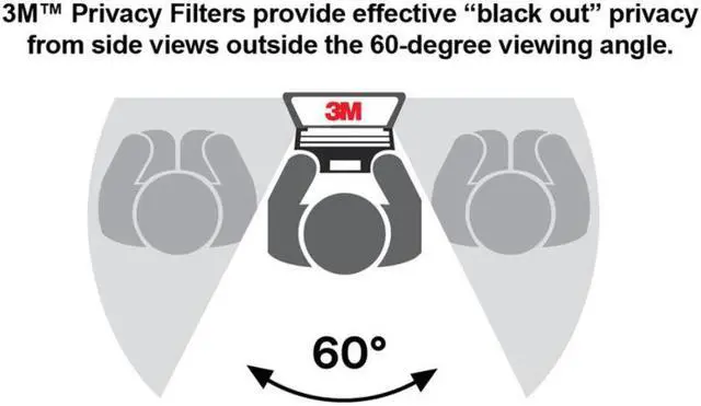 Alt view image 7 of 14 - 3M™ Privacy Filter For 27" Widescreen Monitor (16:10)
