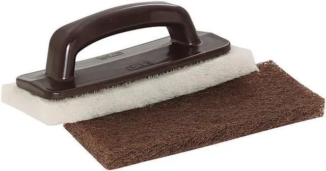 Alt view image 3 of 7 - 3M 6473 9 in Pad Holder, Brown