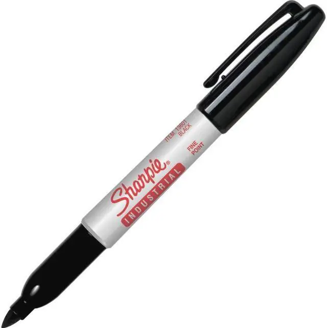 Alt view image 4 of 12 - Sanford Ink 2003898 Sharpie Industries Marker Fine, Black - Pack of 36