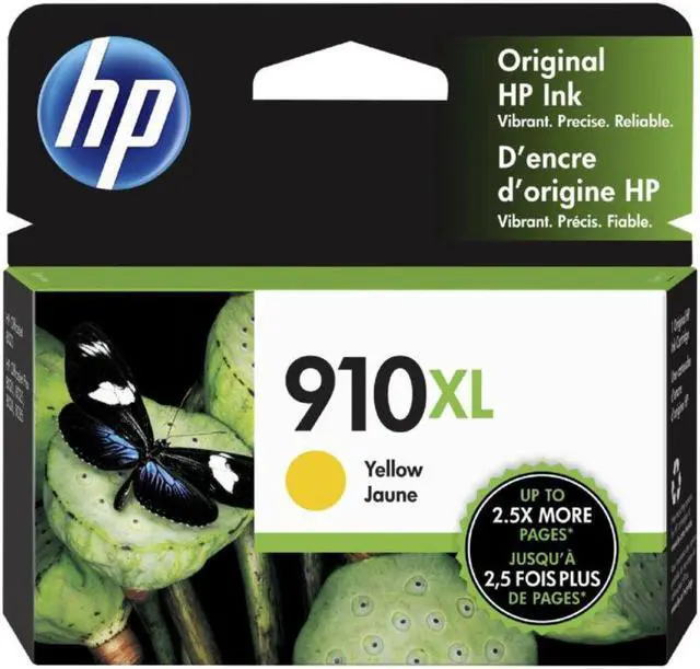 Alt view image 5 of 19 - HP 910XL High Yield Yellow Original Ink Cartridge, ~825 pages, 3YL64AN#140