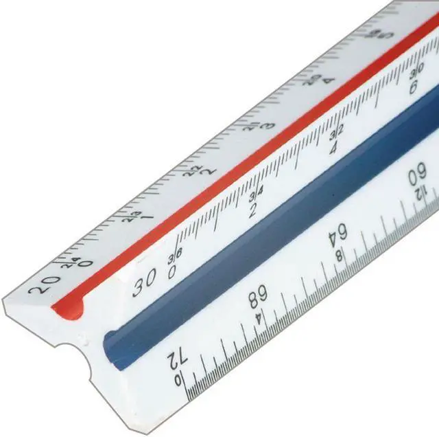 Alt view image 3 of 13 - Staedtler Engineering Triangular Scale