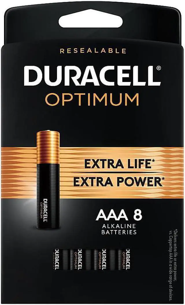 Main image of Duracell Optimum AAA Batteries, Pack of 8