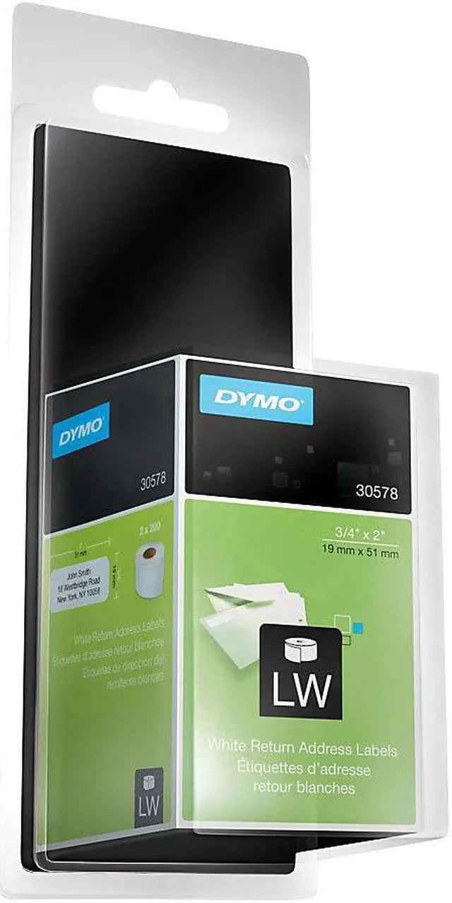 Alt view image 7 of 11 - Dymo LabelWriter Return Address Labels White 3/4" x 2" 200 per roll