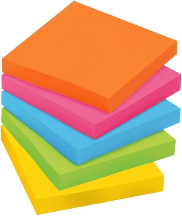 Alt view image 8 of 20 - Post-it Pads in Rio de Janeiro Colors 3 x 3 90-Sheet 12/Pack 65412SSUC