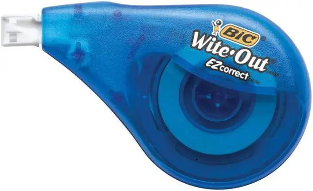 Alt view image 4 of 20 - BIC Wite-Out EZ Correct Correction Tape  Non-Refillable  1/6" x 472" WOTAP18