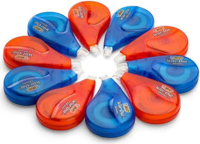 Alt view image 5 of 20 - BIC Wite-Out EZ Correct Correction Tape  Non-Refillable  1/6" x 472" WOTAP18