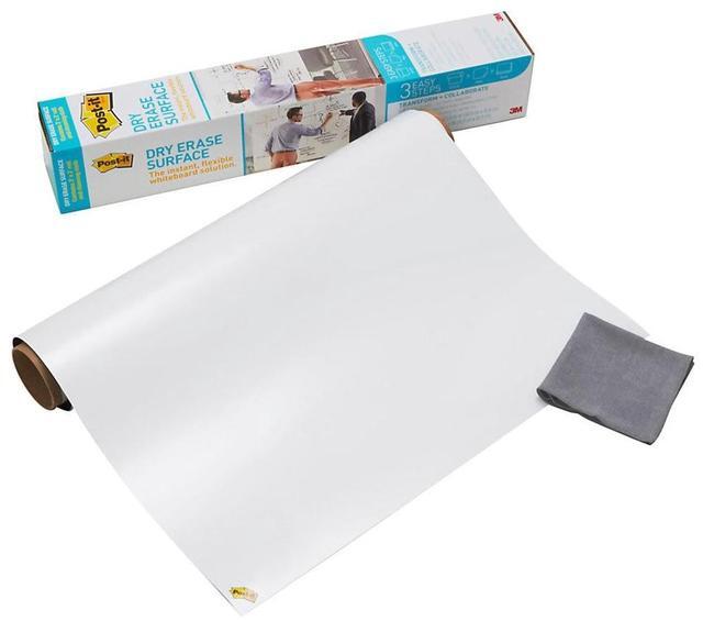 Alt view image 7 of 20 - Post-it Dry DEF3X2 - Erase Film with Adhesive Backing, 36 x 24, White