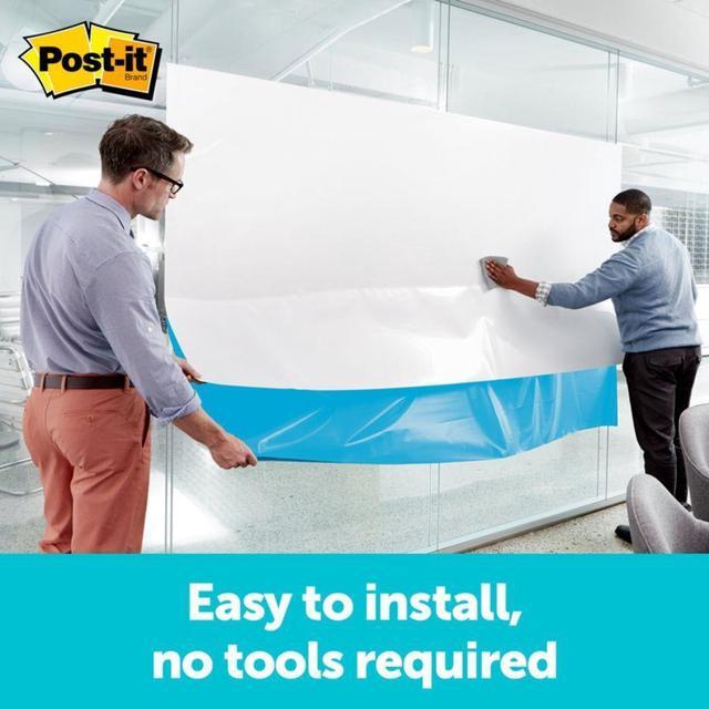 Alt view image 10 of 20 - Post-it Dry DEF3X2 - Erase Film with Adhesive Backing, 36 x 24, White