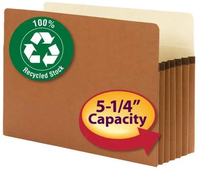Alt view image 3 of 13 - Smead 100% Recycled File Pocket 74206