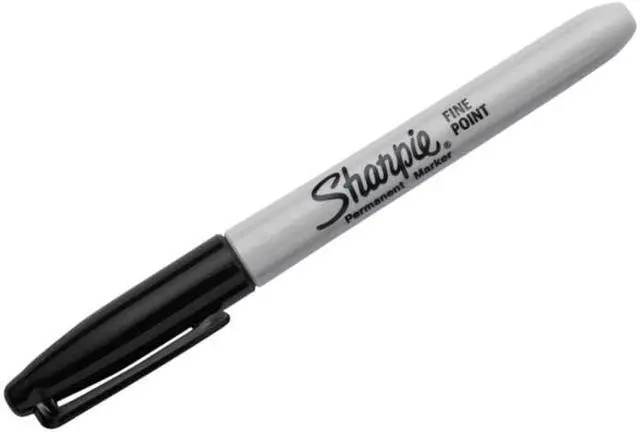 Alt view image 2 of 5 - Sharpie Permanent Marker Fine Point 2/PK Black 30162PP