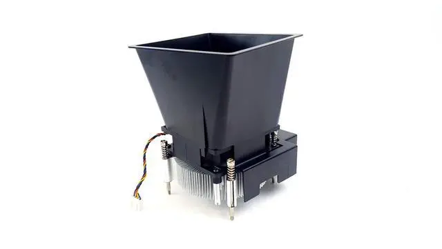 Alt view image 2 of 4 - Dell Foxconn Inspiron 3670 CPU Heatsink w/Shroud & Cooling Fan PVA080G12Q 2K61C